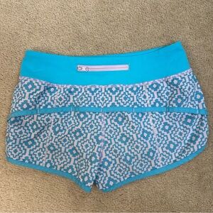 Ivivva by lululemon Speedy Shorts w Liner Blue Lilac Girls 10 Activewear